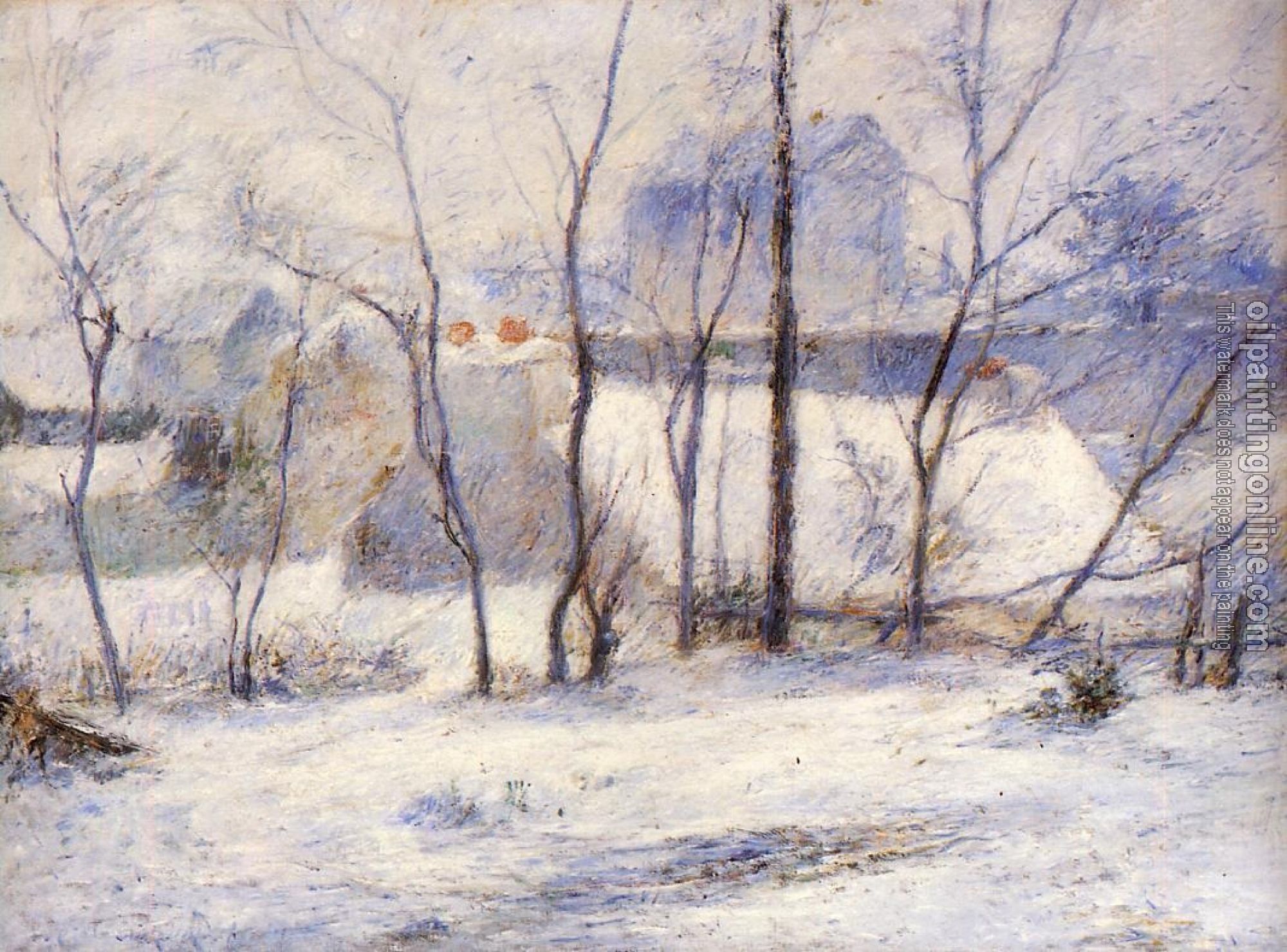Gauguin, Paul - Winter Landscape, Effect of Snow